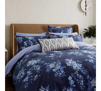 Bedeck of Belfast Nahla Single Duvet Cover Set, Cobalt Blue & Navy