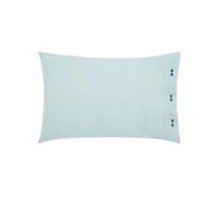 Bedeck of Belfast Oscar Pair of Standard Pillowcases, Teal & Olive
