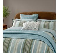 Bedeck of Belfast Oscar Super Kingsize Duvet Cover SET, Teal & Olive