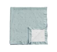 Bedeck of Belfast Sybil Quilted Throw, Duck Egg