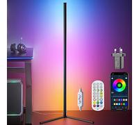 bedee Smart RGB LED Floor Lamp RGB Corner Lamp 165CM with 16 Million Colour Changing Corner Light Music Sync DIY Mode with APP/Remote Control Standing Lamps for Living Room Bedroom Decoration
