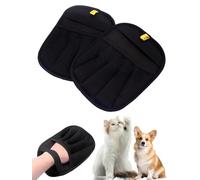 BedEuu Pet Hair Remover Gloves for Cats & Dogs - Electrostatic Grooming Gloves for Furniture, Couch, Carpet, Car Seat - Reusable Fur Removal Mitt(2pc)