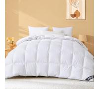 BedFabtasy Luxury Feathers Down Duvet King Size Duvet 13.5 Tog, Heavyweight, Gusseted, Breathable 100% Cotton Cover & Down Proof Fabric, Hotel Quality King Quilt, Machine Washable