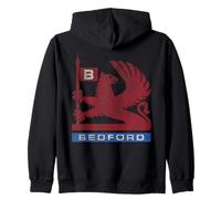 Bedford Griffin Emblem Classic British Truck Lorry Logo Zip Hoodie