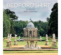 Bedfordshire 2026 Square Wall Calendar, 16-Month, Premium British Landmarks Photography, Scenic Britain