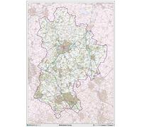 Bedfordshire County Map-Paper
