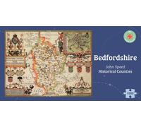 Bedfordshire Historical 1610 Map 1000 Piece Puzzle