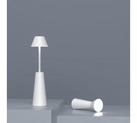 Bedhead Ambient Light, Outdoor Night Light Multi-functional Desk Rechargeable Table Lamp USB Bedside Lamp for Bedroom Camping(white)