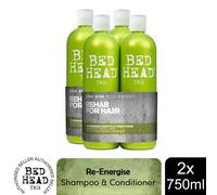 BedHead by Tigi Urban Antidotes Re-Energise Shampoo & Conditioner 2x750ml