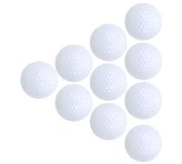Bediffer 10Pcs Double Layer Practice Balls Soft Durable Training Balls for Home Gym Hotel Travel Synthetic Rubber 42.6mm