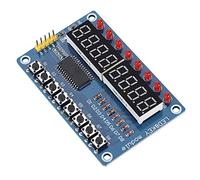 Bediffer 8-Bit Digital LED Display Module Perfect For Projects Compact Size 7.5x5x0.31in 3 IO Port Connection