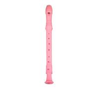 Bediffer 8 Hole Recorder Lightweight Portable Descant Flauta for Kids Students Music Learning ABS Design (Pink)