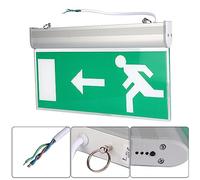 Bediffer Acrylic LED Emergency Sign Lamp High Brightness Left Right Indicator Light for Emergency Evacuation in Public Buildings and Shopping Malls