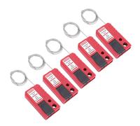 Bediffer Adjustable Lockout Tagout Cable Lock for Machinery Safety Tagout Multifunctional Nylon Lock for Industrial Use