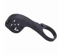 Bediffer Bicycle Bracket Holder Durable Plastic GPS Mount for Edge 31.8mm Handlebar Black Red Ergonomic Design (Black)