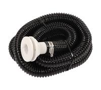 Bediffer Bilge Pump Hose Plumbing Kit, Thru Hull Fitting 5ft PVC Hose 1-1/8in Dia 2pcs Clamp Heavy Duty for Boat