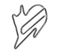 Bediffer Cute Paper Clips, Metal Cat Shaped Clips (Black) | Metal material, lightweight design, suitable for office, scrapbooking, 100 pieces included