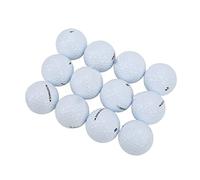 Bediffer Double Layer Balls Durable Practice Balls for Swing and Putting Training 12 Pcs Box Synthetic Rubber Surlyn Resin