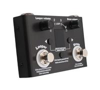 Bediffer Drum Looper Pedal Metal Phrase Loop Effect 4 Storage 11 Minutes Recording Time with Tuner