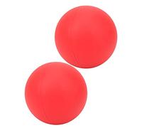 Bediffer Exercise Fitness Balls 2pcs Comfortable Actuator Point Therapy Tool for Stress Relief and Muscle Relief (Red)