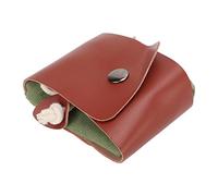 Bediffer Foraging Bags Compact PU Leather Canvas Fruit Picking Tool Bag for Outdoor Camping Hiking Travel (Green)