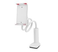 Bediffer Guitar Phone Holder Clip Adjustable Flexibility for Easy Viewing Learning New Songs - Plastic Metal Design 80mm (White)