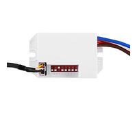 Bediffer Mini Adjustable PIR Motion Inductive Switch for Cabinet Lighting Automatic Control White ABS 1 Unit