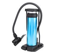 Bediffer Mini Bike Pump Portable Aluminum Foot Pump for Bicycles Motorcycles Ideal for On-the-Go Inflation 5 Colors (Blue)