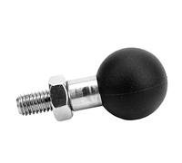 Bediffer Motorcycle Rear View Mirror Ball Head Bracket Rustproof Universal Accessory for Various Models Rubber + Stainless Steel 1 X Motorcycle Thread Ball Mount (M8*1.25)