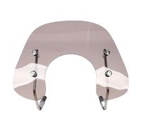 Bediffer Motorcycle Windshield Durable Acrylic Carbon Steel Wind Deflector for Primavera 50 125 150, Easy Installation for Riders, 1 X Motorcycle Windshield for Wind Protection (Dark Brown)