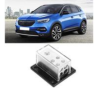 Bediffer Power Distribution Block Splitter for Car Audio, Durable Alloy 1x0GA In + 4x4GA Out, Stabilizes Circuit for Vehicle Power Systems