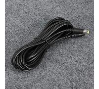 Bediffer Powerful 16.4ft Extension Cable for CCTV Camera LED - Safe and High Strength - Suitable for Monitoring Equipment, Routers, LED Lights - Black, 16.4ft - for Home Surveillance Parts