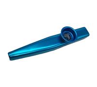 Bediffer Professional Aluminum Kazoo Easy Playing Musical Instrument for Gifts Blue, Portable Size 4.7 X 1 X 0.8 Inches, Metal Kazoo for Adults and Kids