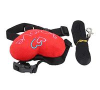Bediffer Rabbit Harness with Leash, Comfort Chest Strap (L) | Durable nylon material, Safety buckle design, Lightweight and easy to wear, Heart-decorated style