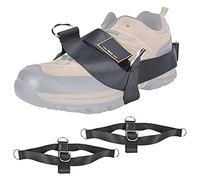 Bediffer Shoe Cover Belt Adjustable Nylon Shoelaces Fixing Strap for Strength Training Fitness Equipment Home Gym 2 Pack