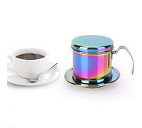 Bediffer Stainless Steel Coffee Drip Pot Maker with Reusable Filter for Coffee Enthusiasts 304 Stainless Steel 1 Unit