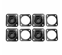 Bediffer Trailer Tie Down Rings Heavy Duty 6000Lbs Load Capacity D Ring Set for Securing Vehicles for Trailers Carbon Steel Black Color