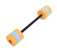 Bediffer Water Dumbbell Set for Underwater Fitness Exercises Lightweight EVA Floating Dumbbells for Water Aerobics Orange and Blue 2 Pack