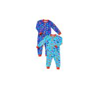 Bedlam Boy's 2 Pack Dinosaur Pyjama Sets | Size: 6-7 Years Bedlam Multicolor 6-7 Years