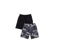 Bedlam Boys Pyjama Sleep Shorts Trousers Bottoms UK Seller - Black/Grey Camo - 9/10 Years