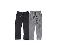 Bedlam Boy's Boys 2 Pack Jersey Pyjama Trousers in Black | Size: 11-12 Years Bedlam Black 11-12 Years