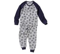Bedlam Boy's Boys Football Print Pyjama Set in Mid Grey | Size: 5-6 Years Bedlam Mid Grey 5-6 Years