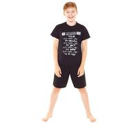 Bedlam Boy's Perfect Day Gaming Pyjama Set in Dark Grey | Size: 11-12 Years Bedlam Dark Grey 11-12 Years