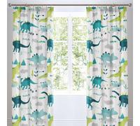 Bedlam Dino Lined Pencil Pleat Curtains