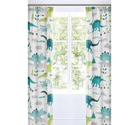 Bedlam 'Dino' Lined Pencil Pleat Curtains | Size: 168 cm width x 183 cm drop Bedlam Multicolor 168 cm width x 183 cm drop