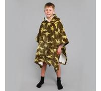 Bedlam 'Dino' Super Cosy Plush Hooded Throw in Green Bedlam Green