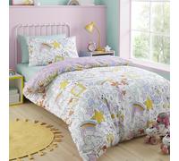 Bedlam Doodle Hobby Duvet Cover Set Single 140 x 200cm - Polycotton Easy Care Bedding with Playful Doodle Print, Includes 1 Pillowcase