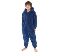 Bedlam Fluffy Fleece Onesie in Navy | Size: 13-14 Years Bedlam Navy 13-14 Years