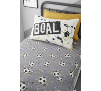 Bedlam 'Goal' Easycare 25cm Fitted Bed Sheet in Gold | Size: Single Bedlam Gold Single