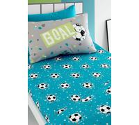 Goal Single Fitted Sheet Grey
